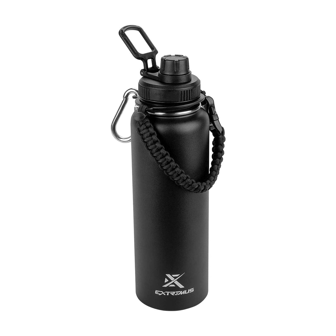 Campus Colors Morehouse College Water Bottle 24 Oz - Stainless Steel Vacuum Insulated, Twist Cap, Built-in Handle - View #3