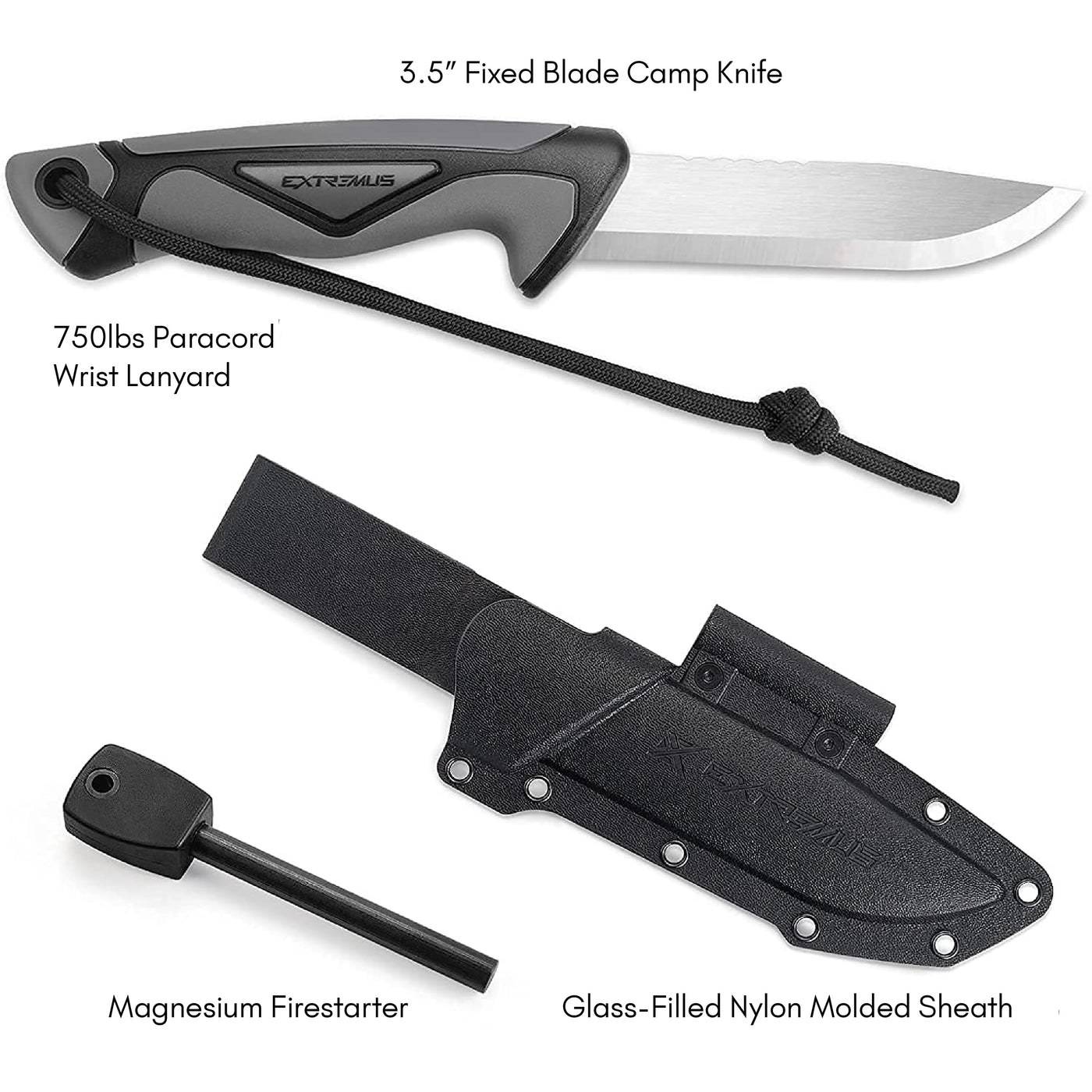 Durable 3.5-Inch Outdoor Camping Knife