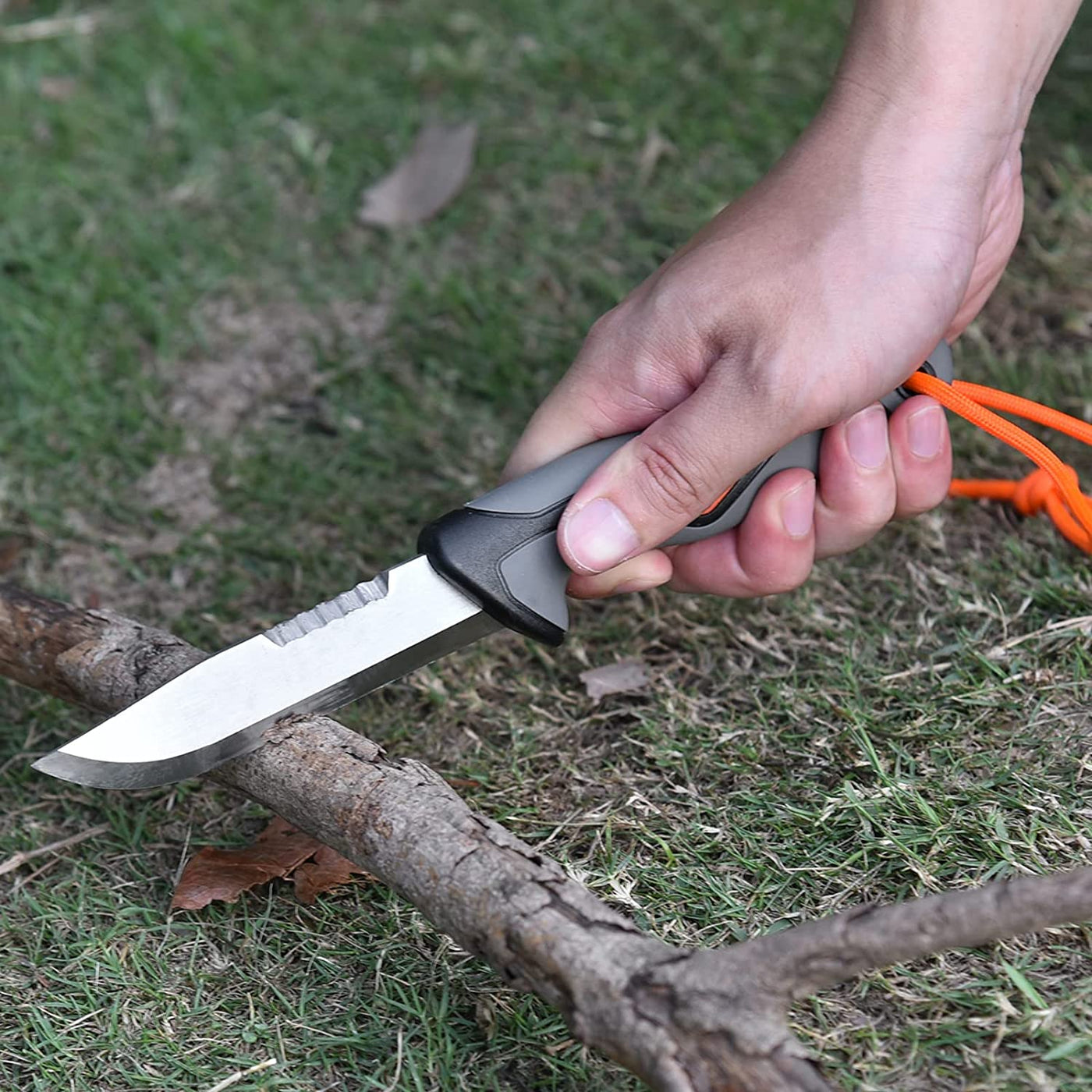 3.5-Inch Outdoor Camping Knife with Firestarter