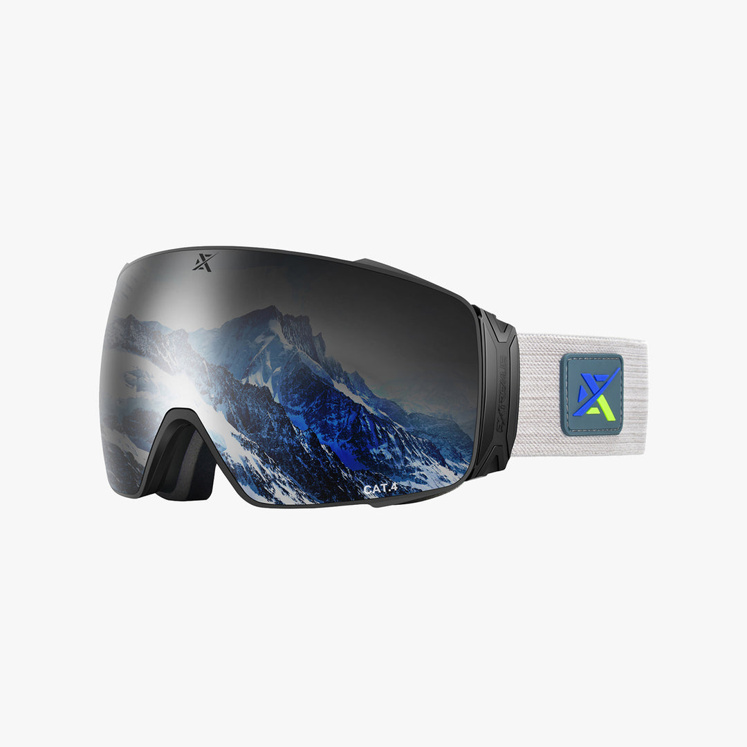 category 4 ski goggles Extremus Interchangeble Lens Most Optically True Vision Choice