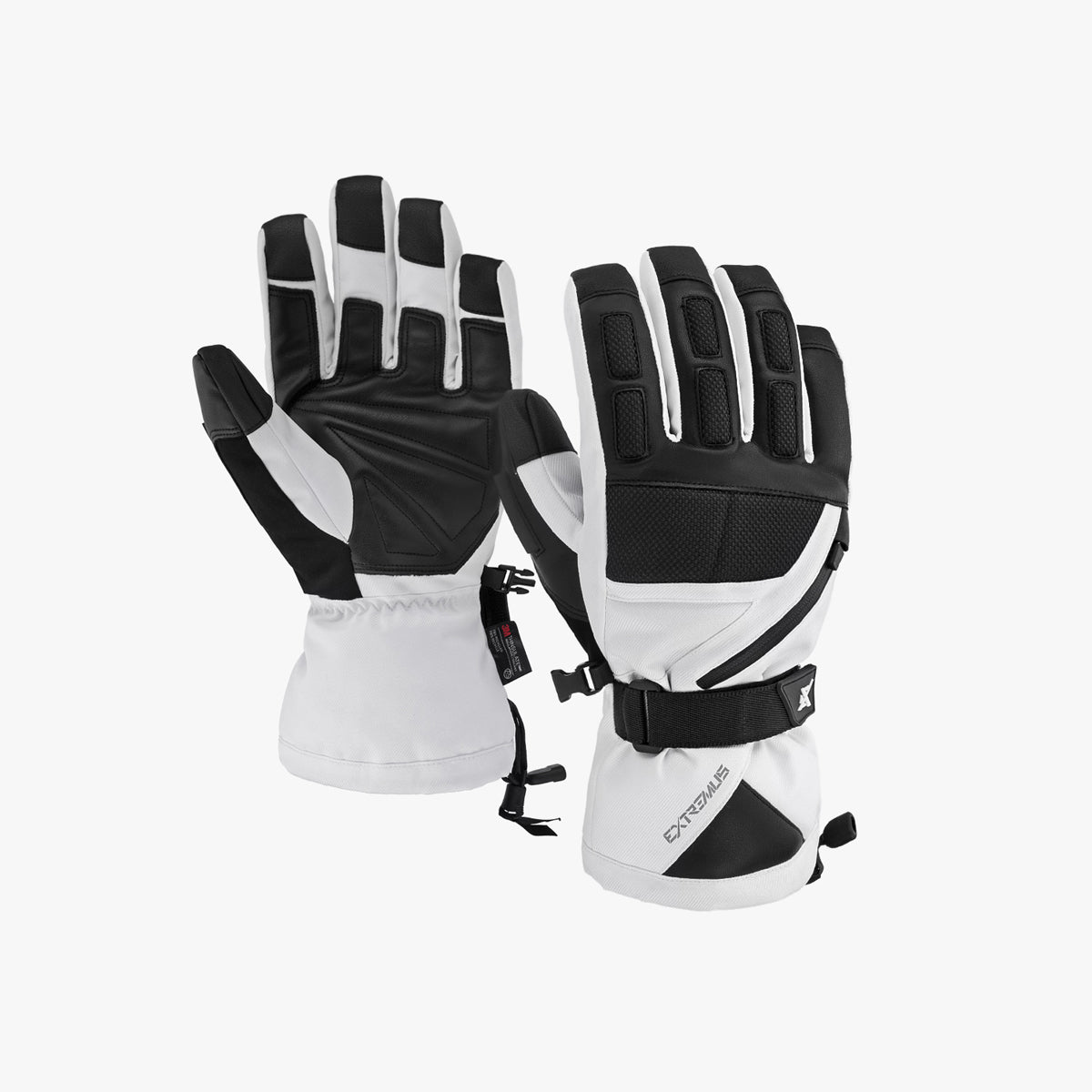 Extremus Waterproof and Windproof Snowboard Gloves Black / Small